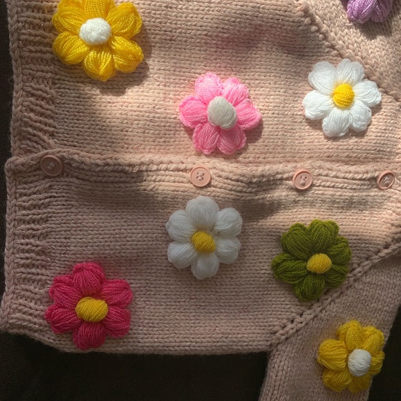 Handmade Girl Cardigan - Picture 4 of 8